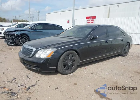 2004 Maybach 62 z USA, uszkodzony, nr VIN WDBVG78J24A000524